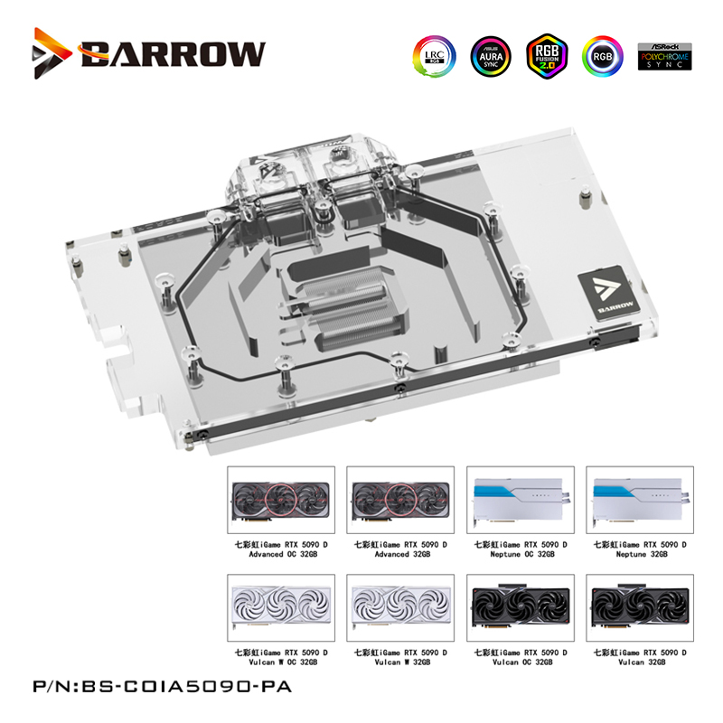 Barrow GPU Water Block for Col - Rtx 5090 32Gb review and price